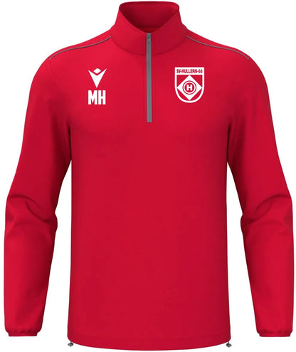 Macron SV Hullern 1968 | Macron Havel 1/4-Zip Pullover Unisex rot Front 