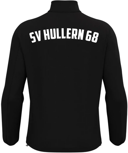 Macron SV Hullern 1968 | Macron Havel 1/4-Zip Pullover Unisex schwarz Rücken 