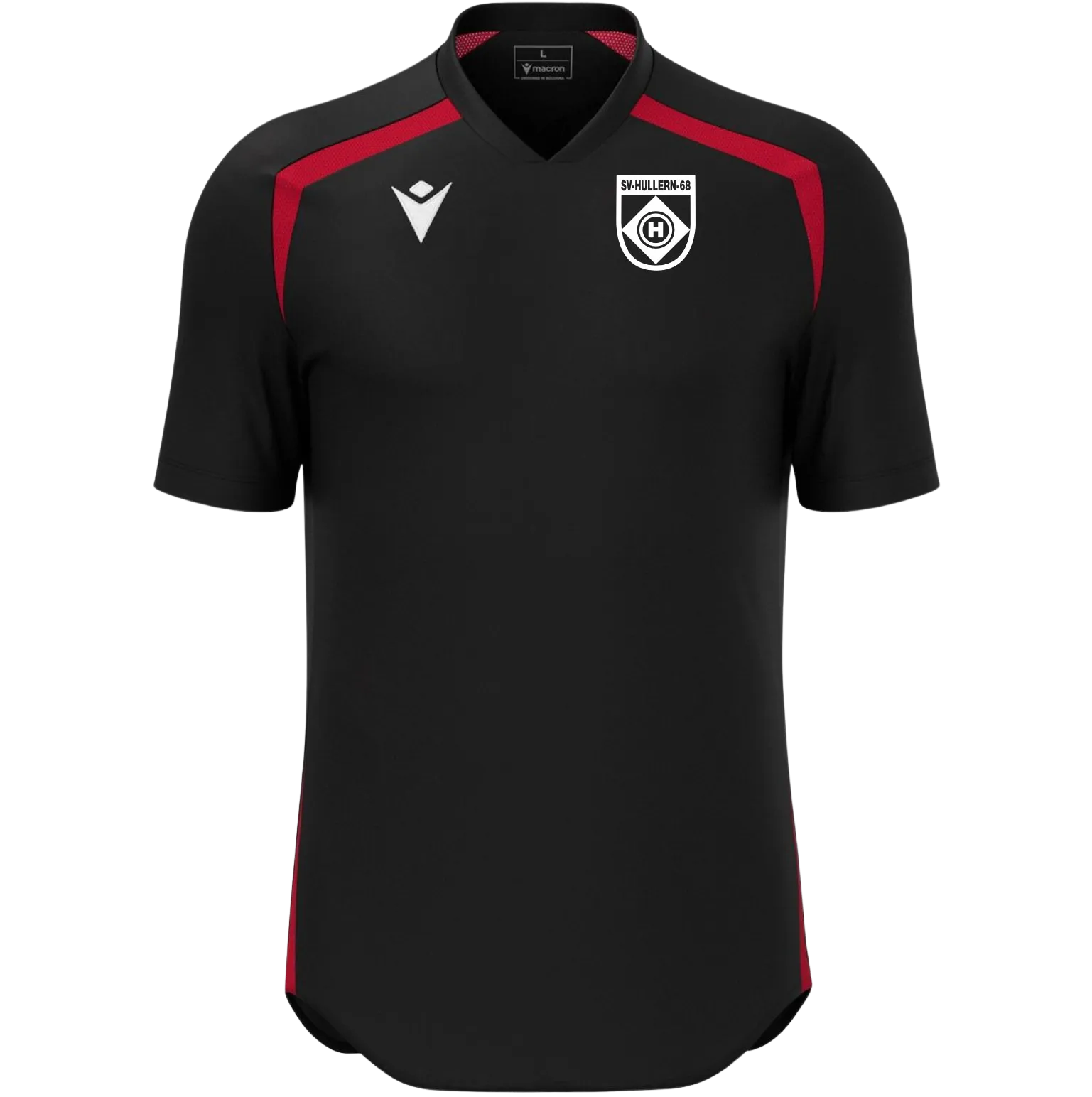Macron SV Hullern 1968 | Macron Trikot WYRM schwarz Rücken #farbe_schwarz