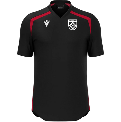 Macron SV Hullern 1968 | Macron Trikot WYRM schwarz Rücken 
