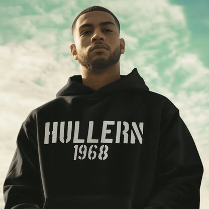BIGTIME SV HULLERN 1968 | Kapuzenpullover schwarz Front 