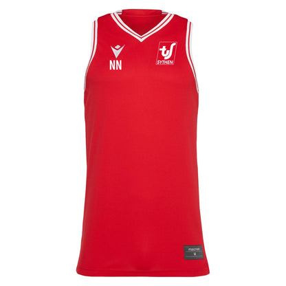 Macron TuS Sythen Macron FREON Trainingstop rot Herren Front