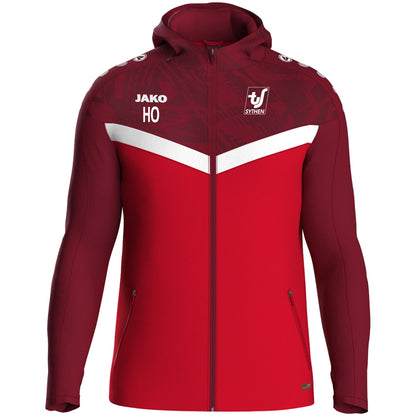 JAKO TuS Sythen Iconic Trainingsjacke rot Unisex Front