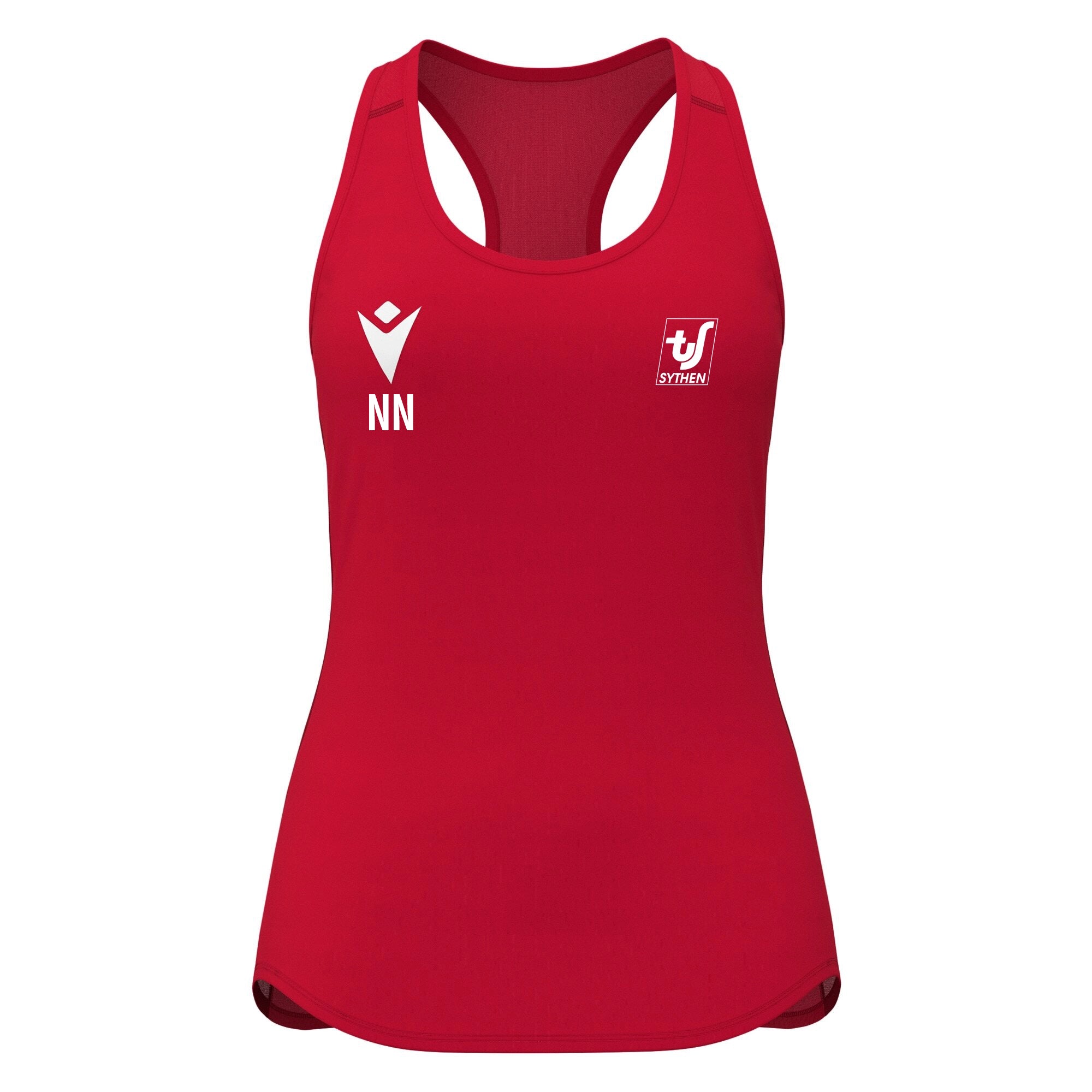 Macron TuS Sythen Macron RELAY Trainingstop rot Damen Front