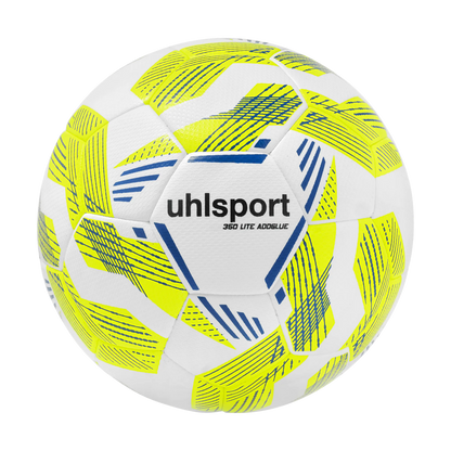 uhlsport Fußball 350 Lite Addglue Unisex weiss-fluo-gelb-royal Front 