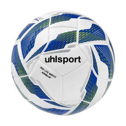 uhlsport Fußball 350 Lite Match Addglue Unisex weiss-royal-fluo-gelb Front 