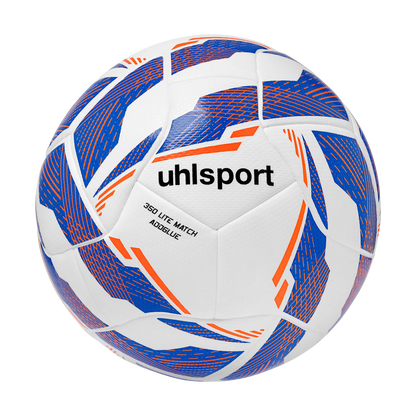uhlsport Fußball 350 Lite Match Addglue Unisex weiss-royal-fluo-orange Front 