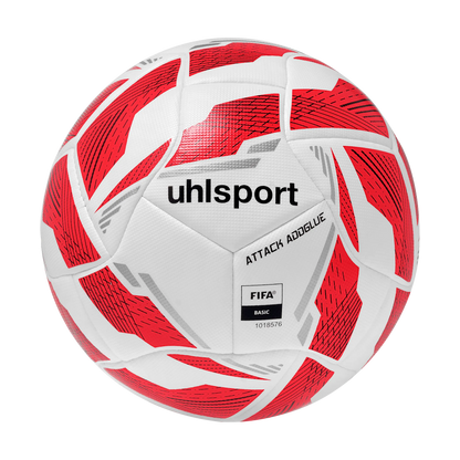 uhlsport Fußball Attack Addglue Unisex weiss-rot-silber Front 