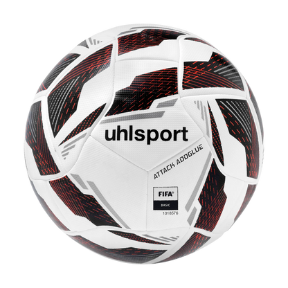 uhlsport Fußball Attack Addglue Unisex weiss-schwarz-fluo-rot Front 