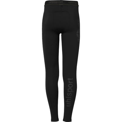uhlsport Torwart-Hose Bionikframe RES Longtight Black Edition Kinder Rücken