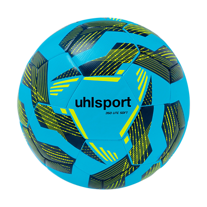uhlsport Fußball Lite Soft 350 Unisex eisblau-marine-fluo-gelb Front 