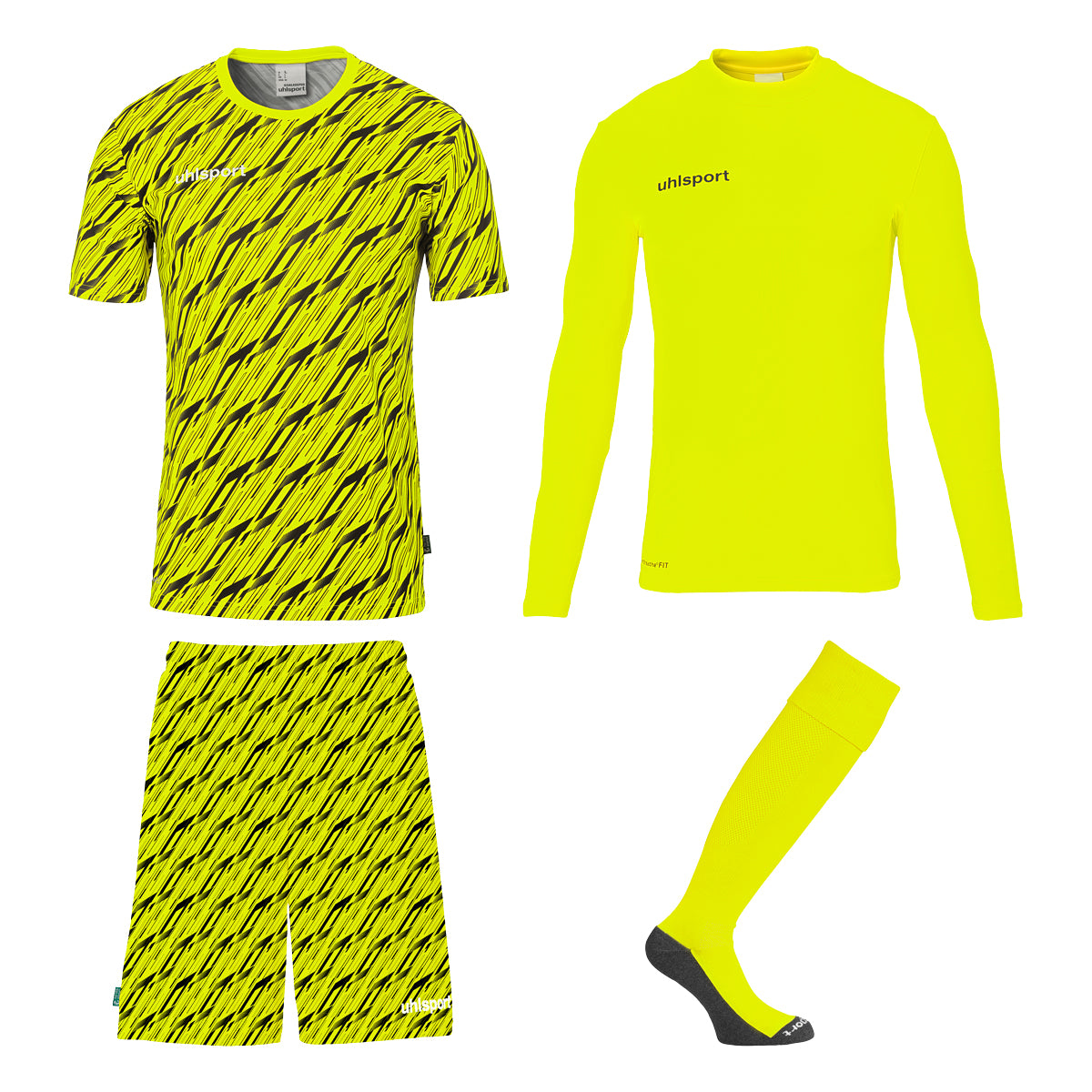 uhlsport Torwart-Set Progressive Unisex Front