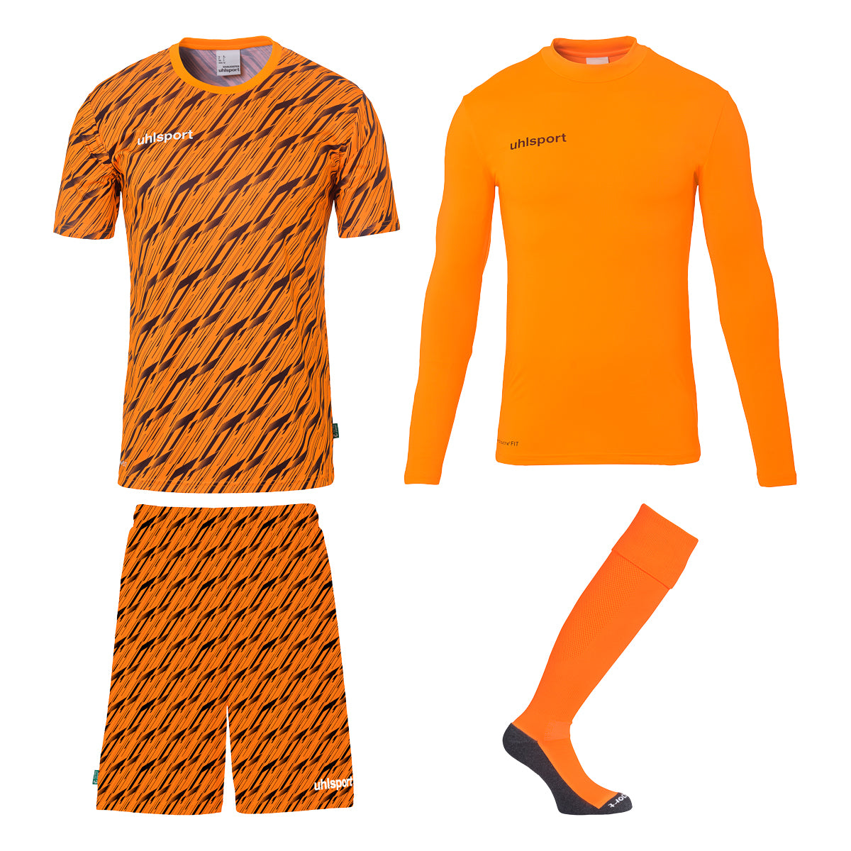 uhlsport Torwart-Set Progressive Kinder Front