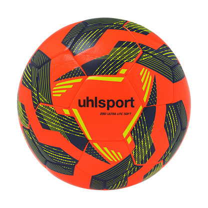 uhlsport Fußball Ultra Lite Soft 290 Unisex fluo-orange-marine-fluo-gelb Front 