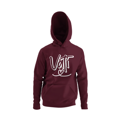 BIGTIME Vatertag Vati Hoodie Unisex Burgundy Front 