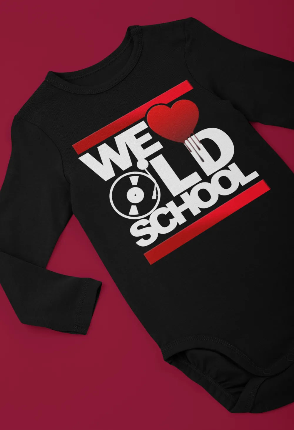 BIGTIME WE LOVE OLDSCHOOL - Babybody longsleeve