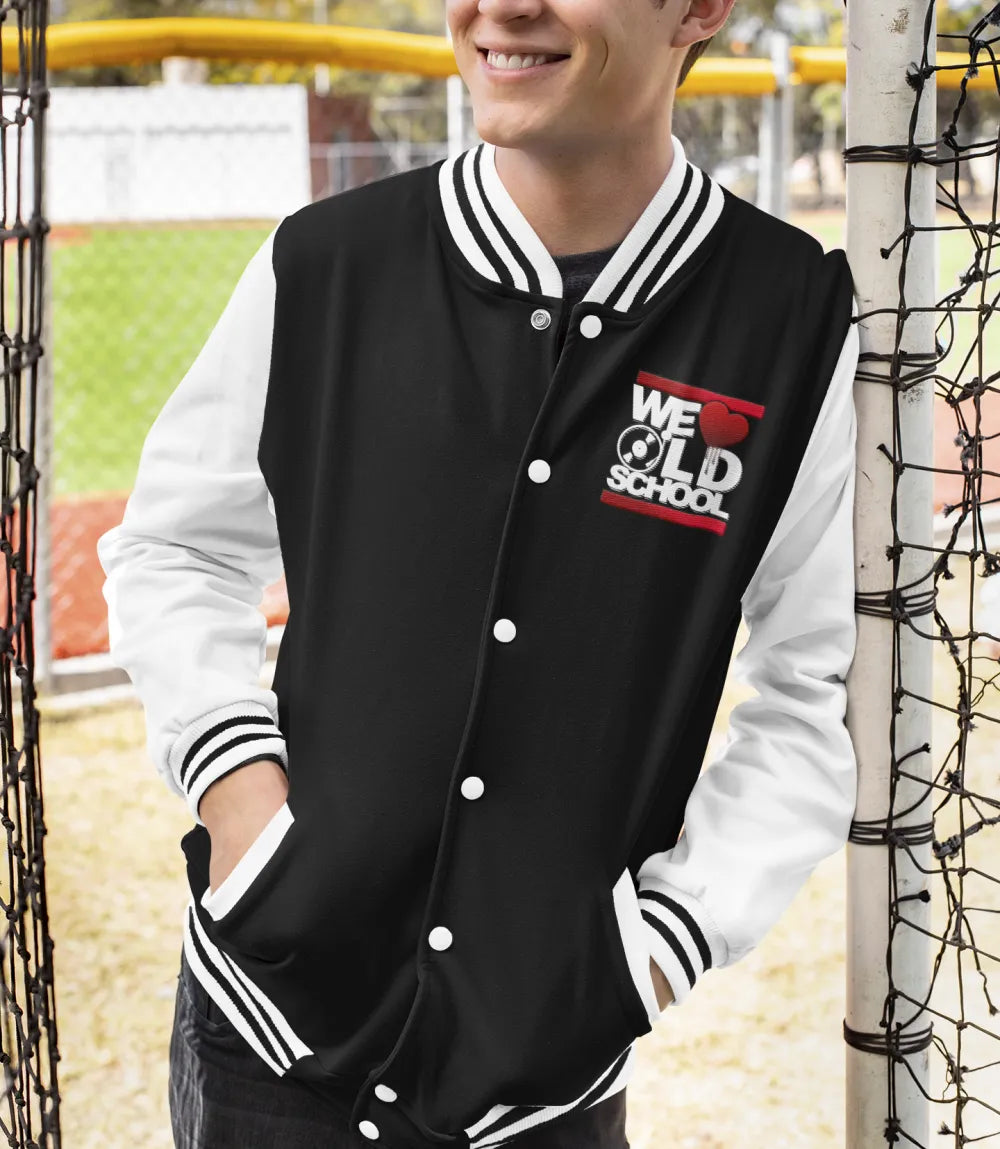 BIGTIME WE LOVE OLDSCHOOL Herren Sweat College Jacket