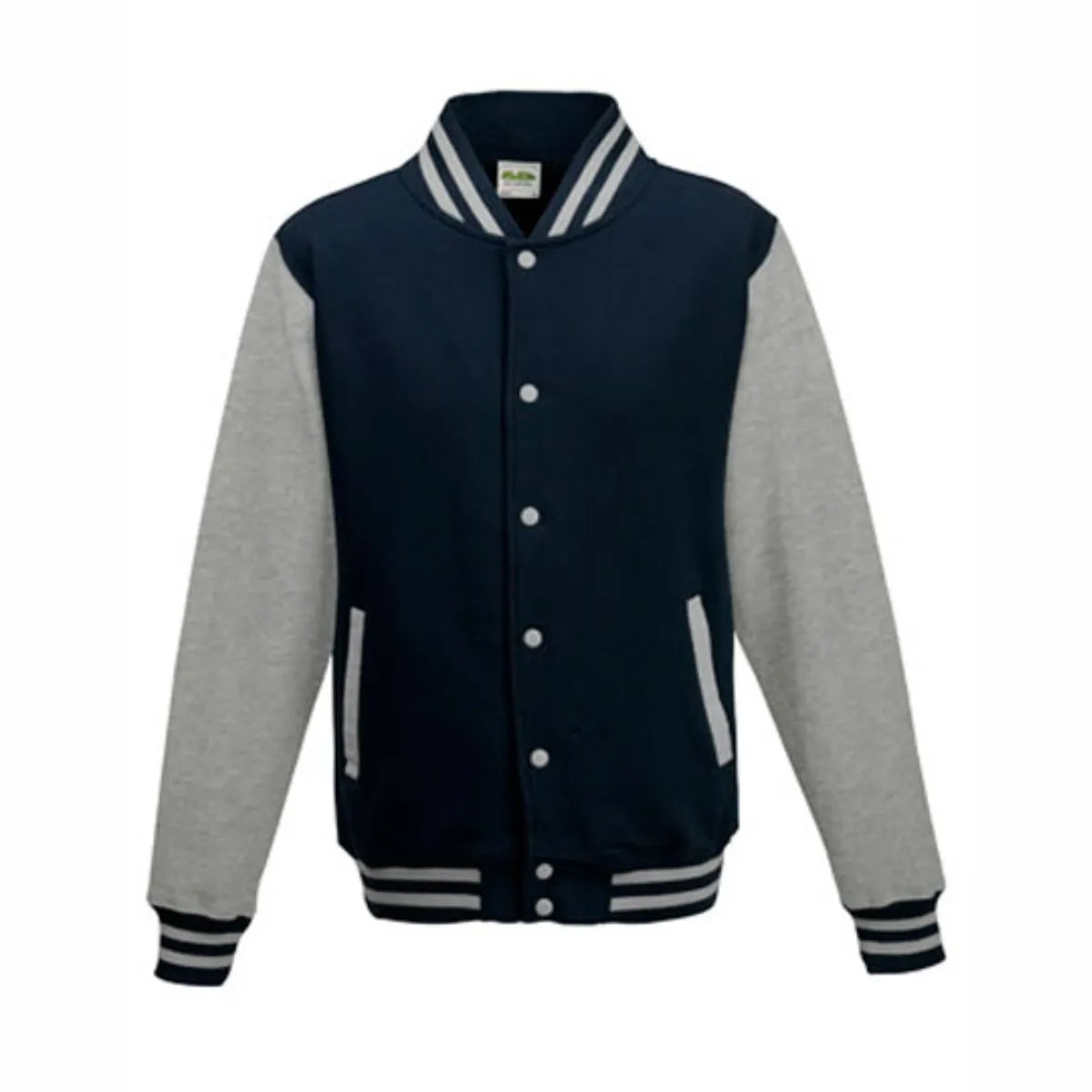 BIGTIME Wenzel´s Barber Shop - Unisex Varsity College Jacke marineblau Front 