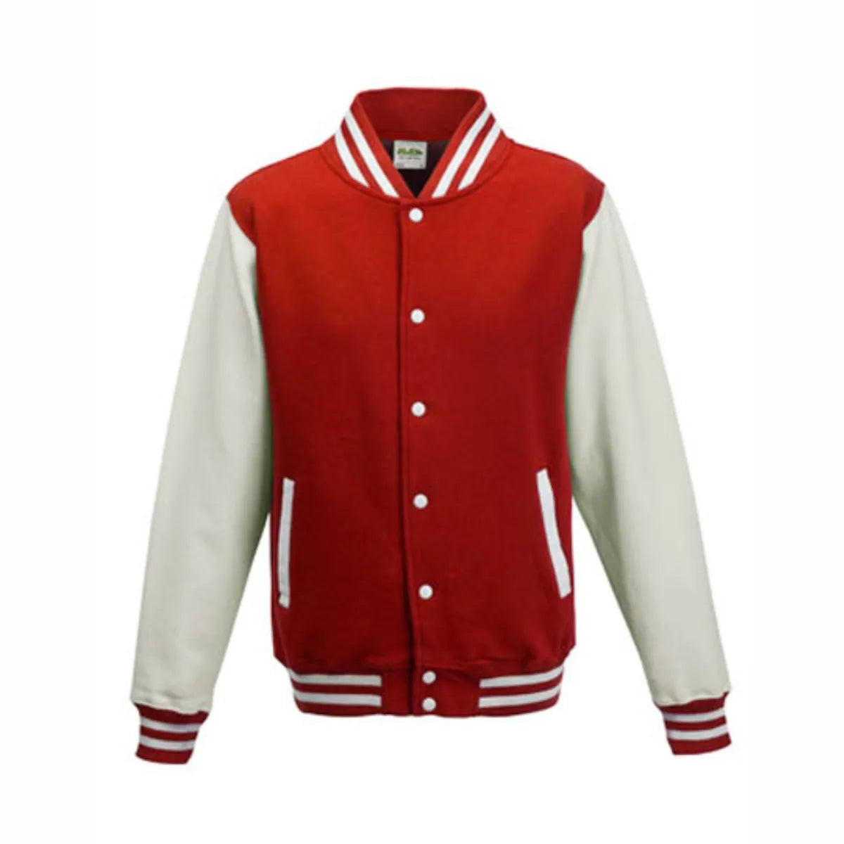 BIGTIME Wenzel´s Barber Shop - Unisex Varsity College Jacke rot Front 