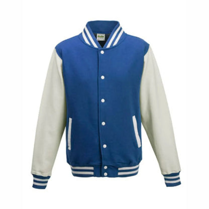 BIGTIME Wenzel´s Barber Shop - Unisex Varsity College Jacke royalblau Front 