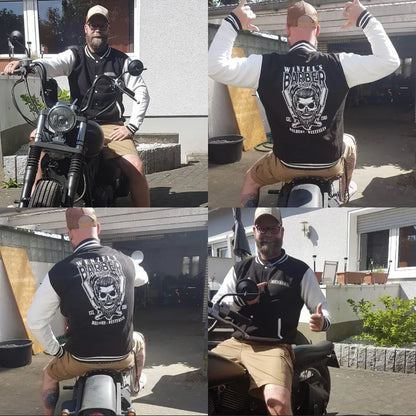 BIGTIME Wenzel´s LIMITED EDITION SKULL College Jacke - Die Jacke ist auf 60 Stück Limitiert! Front