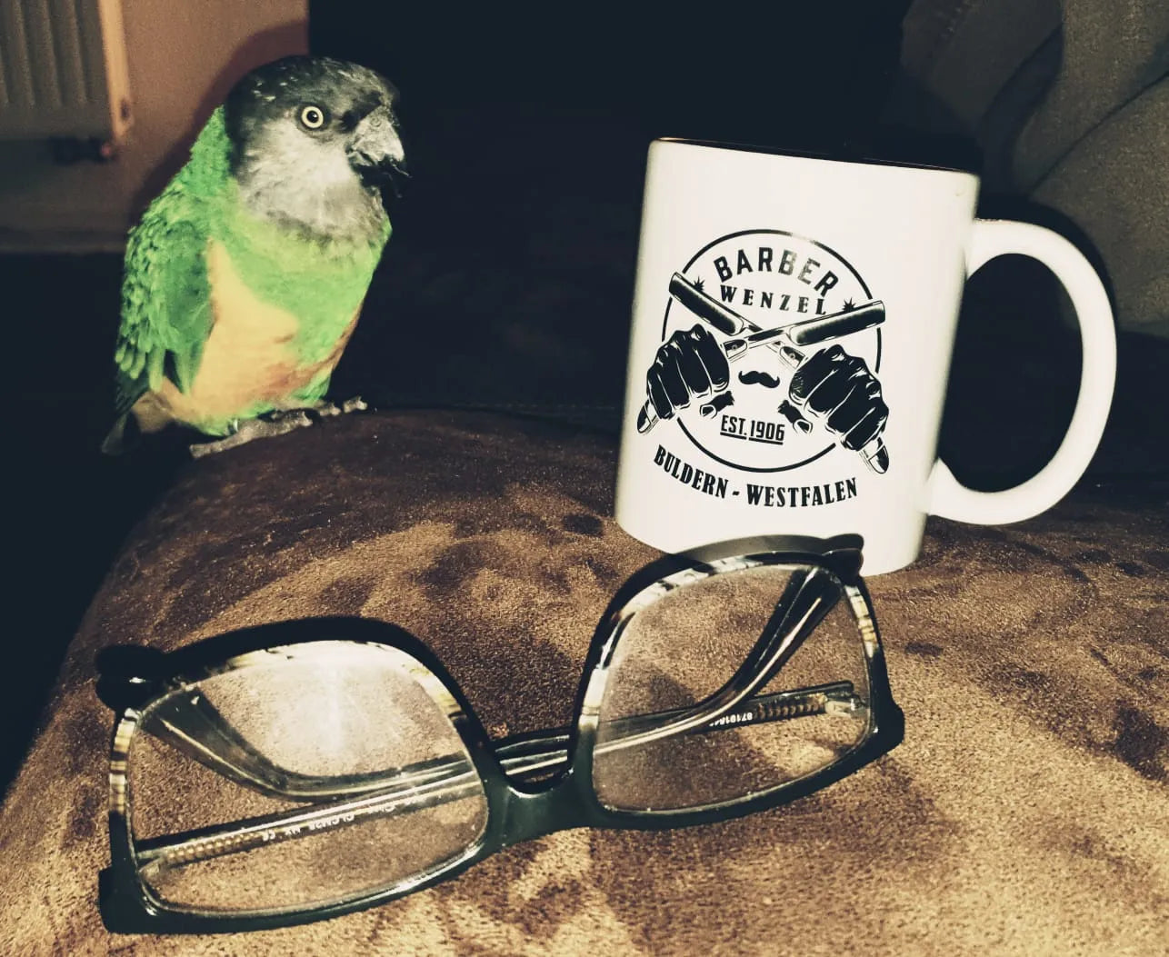 BIGTIME Wenzel Barbers Shop Tasse Limited 2 Rücken