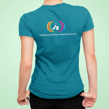 BIGTIME WoBoGe Damen T-Shirt royalblau Rücken 