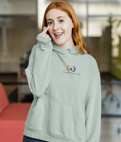 BIGTIME WoBoGe Damen Kapuzenpullover tuerkis Front 