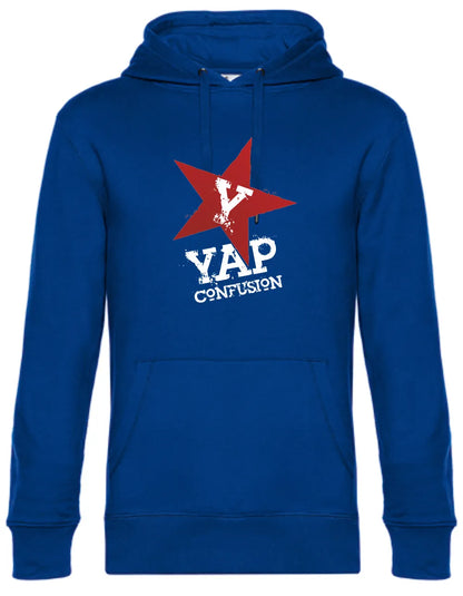 BIGTIME YAP Confusion Kapuzenpullover Herren royalblau Front 