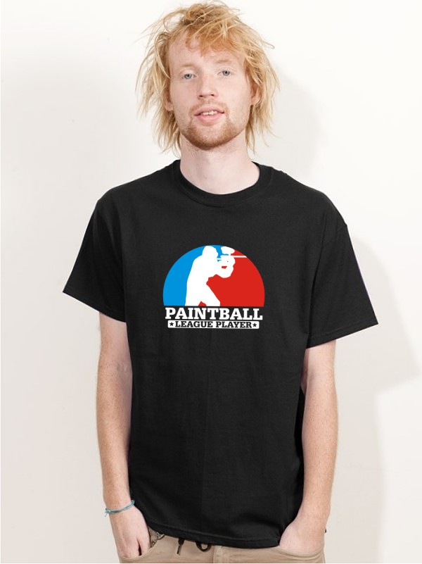 BIGTIME "PAINTBALL LEAGUE PLAYER" T-Shirt schwarz PB8