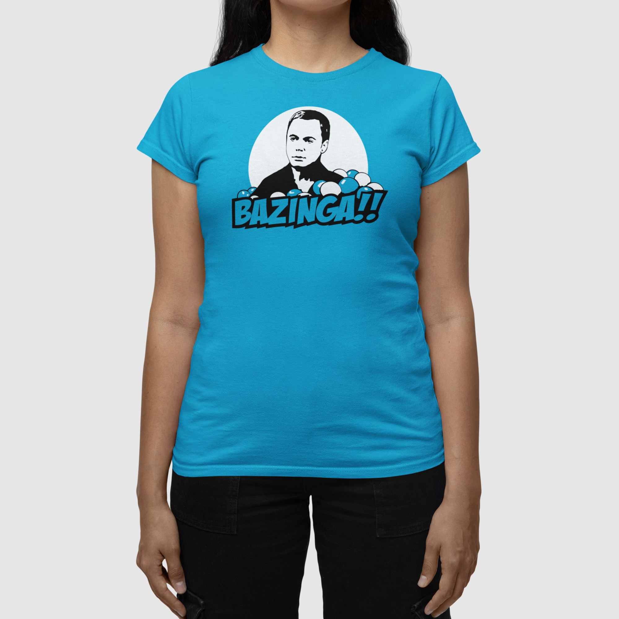 T-Shirt Bazinga Sheldon Copper Nerd Shirt E168