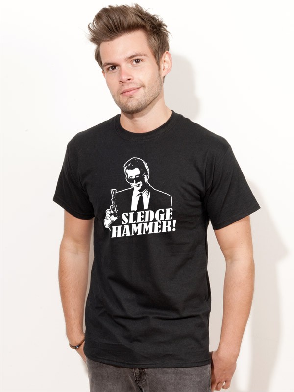 T-Shirt Sledge Hammer Serienshirt schwarz E86