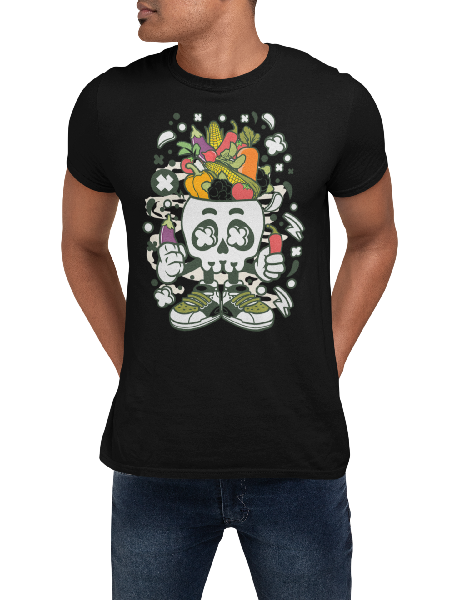 Vegetabel  Skull Shirt 