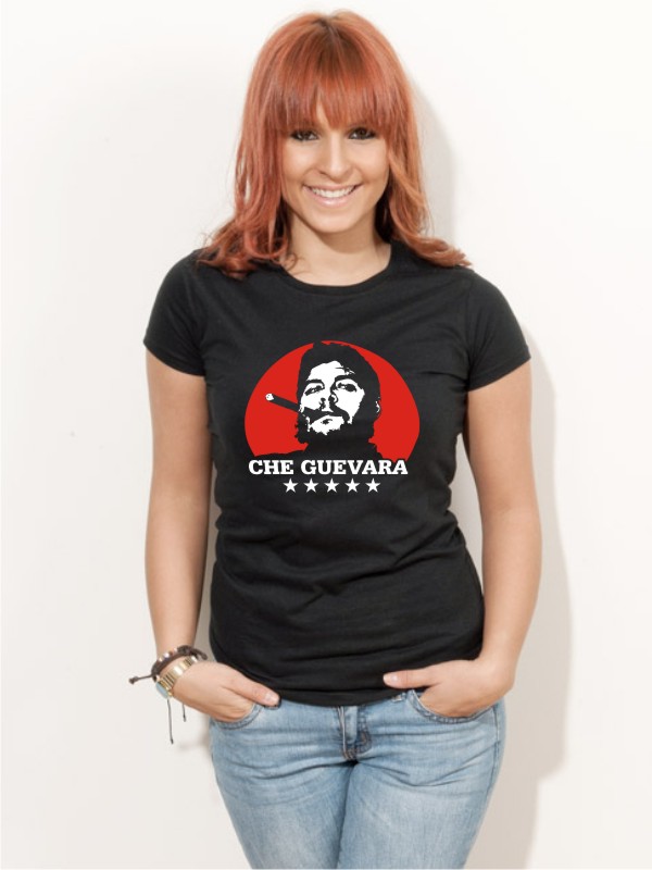 T-Shirt Che Guevara Kult Shirt schwarz E130