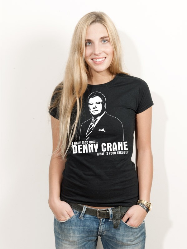 T-Shirt Denny Crane Mad Cow Shirt schwarz E104