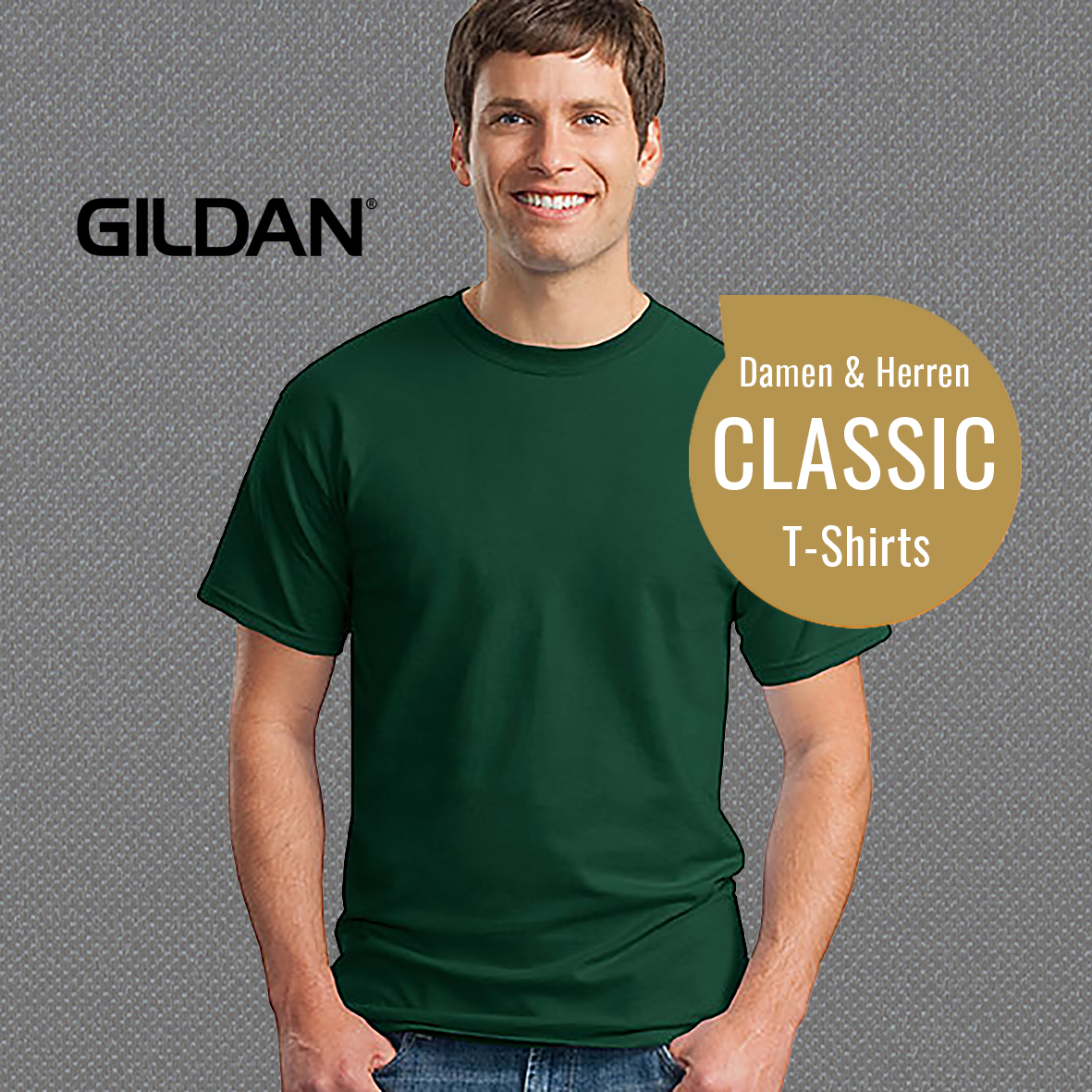 Classic T-Shirt individuell bedruckt mit Wunschmotiv ab 3,84€
