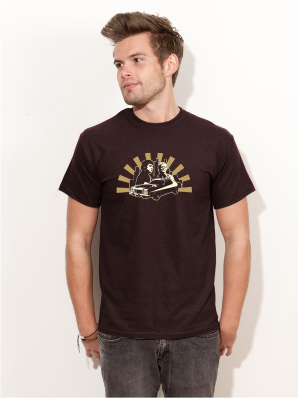 T-Shirt Starsky & Hutch braun E85