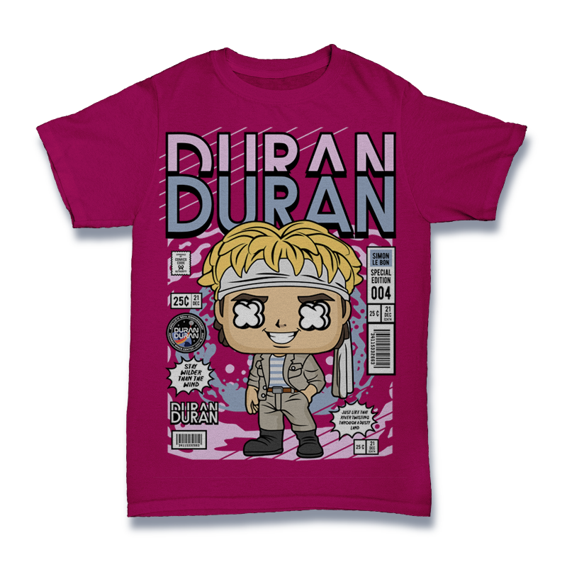 Simon Le Bon Duran Duran Tshirt
