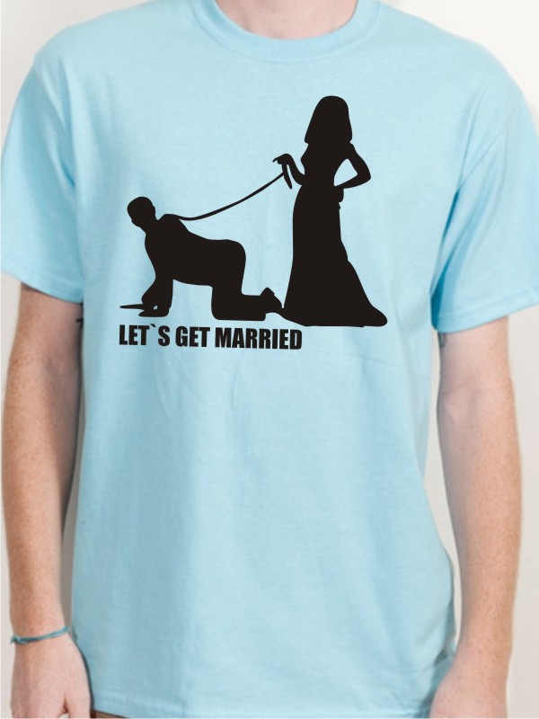 Junggesellenabschied T-Shirt Lets Get Married