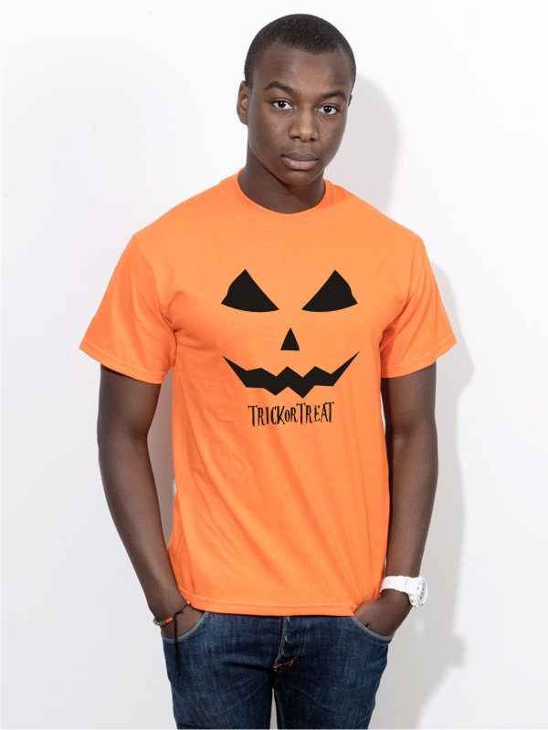 Halloween T-Shirt Trick or Treat Herren Shirt H13